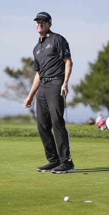 January 29, 2016: Jimmy Walker reacts to missing a putt on the 4th green of the North Course during the second round of the Farmers Insurance Open at Torrey Pines Golf Course in San Diego, California. PGA Golf Herren 2016: Farmers Insurance Open JAN 29 - ZUMAc04_