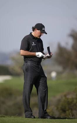 January 29, 2016: Phil Mickelson on the 9th tee box of the North Course during the second round of the Farmers Insurance Open at Torrey Pines Golf Course in San Diego, California. PGA Golf Herren 2016: Farmers Insurance Open JAN 29 - ZUMAc04_