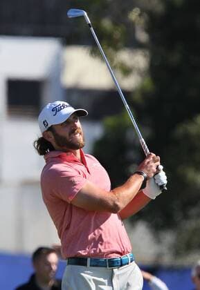 Jan. 29, 2016 - San Diego, California, United States - January 29, 2016, San Diego, California, USA_ Farmers Insurance Open Day 2- Andrew Loupe tees off on hole 16 of the South Course. _Mandatory Photo Credit: Photo by Golf 2016 - Farmers Insurance Open - Day 2 - ZUMAs44_