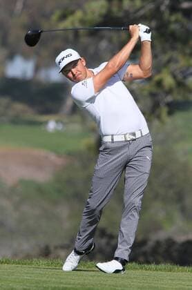 Jan. 29, 2016 - San Diego, California, United States - January 29, 2016, San Diego, California, USA_ Farmers Insurance Open Day 2- Rickie Fowler tees off on hole 5 of the South Course. _Mandatory Photo Credit: Photo by Golf 2016 - Farmers Insurance Open - Day 2 - ZUMAs44_