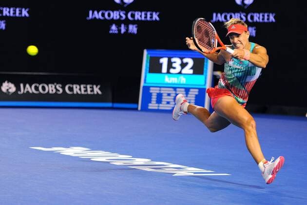 Angelique Kerber (GER) TENNIS : Open d Australie - Melbourne - 30 01 2016 TennisMagazine Panoramic 