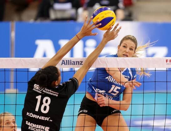 Stuttgart Volleyball Allianz MTV Stuttgart vs. Dresdner SC, Nichole Lindow (Stuttgart)