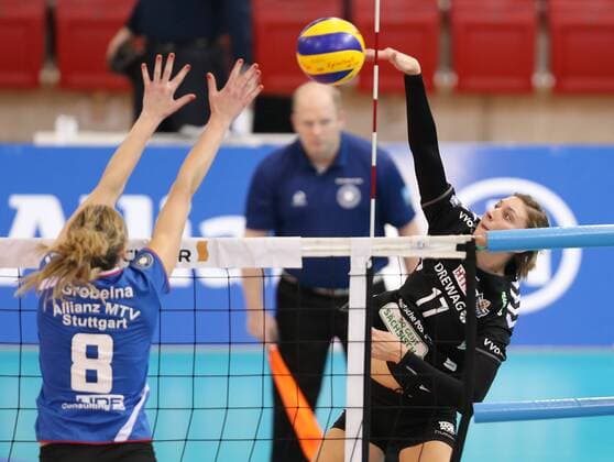Stuttgart Volleyball Allianz MTV Stuttgart vs. Dresdner SC, Gina Mancuso (Dresden)