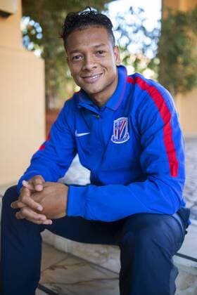 New player of Shanghai Shenhua FC, Colombian Fredy Guarin, poses for the photographer during the pre-season of the team in Marbella, southern Spain, 30 january 2016. New player of Shanghai Shenhua FC, Colombian Fredy Guarin !ACHTUNG: NUR REDAKTIONELLE NUTZUNG!  20160130-635897762986891287