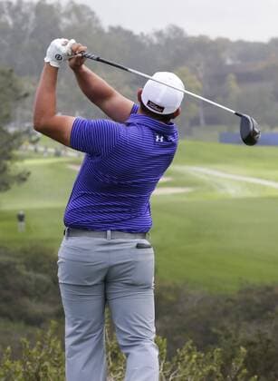 January 30, 2016: Scott Stallings tees off on the 13th hole of the South Course during the third round of the Farmers Insurance Open at Torrey Pines Golf Course in San Diego, California. PGA Golf Herren 2016: Farmers Insurance Open JAN 30 - ZUMAc04_
