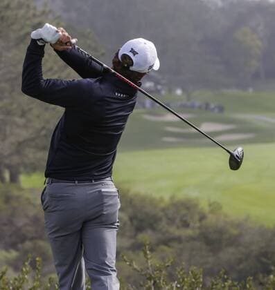 January 30, 2016: Charles Howell III tees off on the 13th hole of the South Course during the third round of the Farmers Insurance Open at Torrey Pines Golf Course in San Diego, California. PGA Golf Herren 2016: Farmers Insurance Open JAN 30 - ZUMAc04_