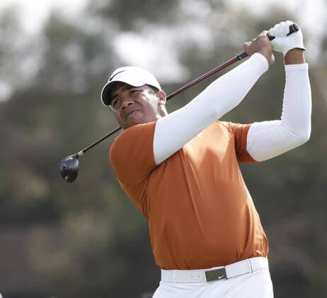 January 30, 2016: Jhonattan Vegas tees off on the 14th hole of the South Course during the third round of the Farmers Insurance Open at Torrey Pines Golf Course in San Diego, California. PGA Golf Herren 2016: Farmers Insurance Open JAN 30 - ZUMAc04_