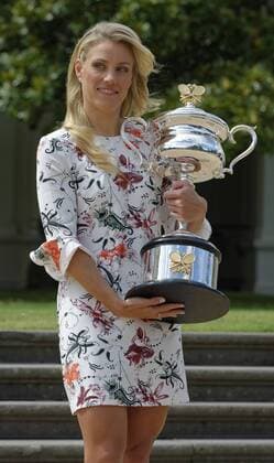 31.01.2016. Melbourne, Australia. Angelique Kerber (GER), Australian Open 2016 women s champion held a trophy photo shoot at Government House, Melbourne, Australia. xHughxPeterswaldx  ActionPlus11702651