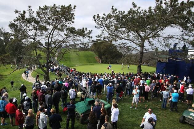 Jan. 30, 2016 - San Diego, CA, USA - The 13th green during the third round of the Farmers Insurance Open at Torrey Pines on Friday, Jan. 30, 2016, in San Diego. Farmers Insurance Open Day 3 - ZUMAm67_