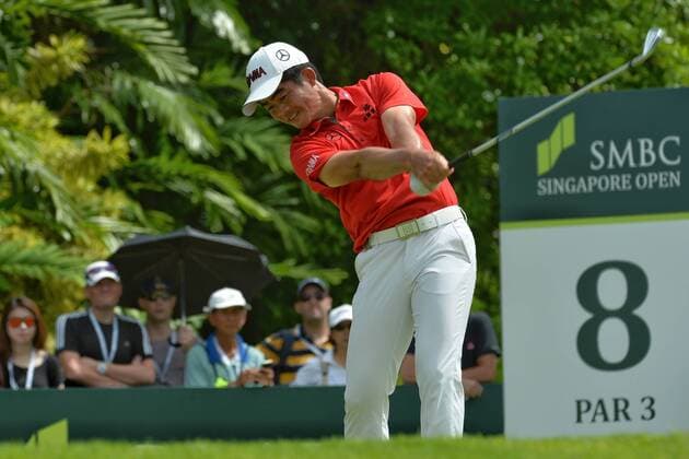 (160131) -- SINGAPORE, Jan. 31, 2016 -- China s Liang Wen Chong tees off during the SMBC Singapore Open held at Singapore s Sentosa Golf Club Serapong course, Jan. 31, 2016. ) (SP)SINGAPORE-GOLF-SMBC SINGAPORE OPEN ThenxChihxWey 