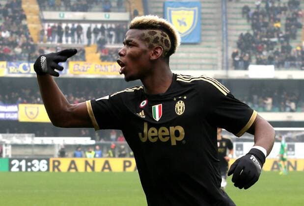 IPP20160131 Football - soccer: Serie A, AC Chievo Verona - Juventus Turin, paul pogba festeggia il gol (Hinweis: Verwendung nur in Deutschland - only Germany) xHOCHxZWEIx xItalyxPhotoxPressx 