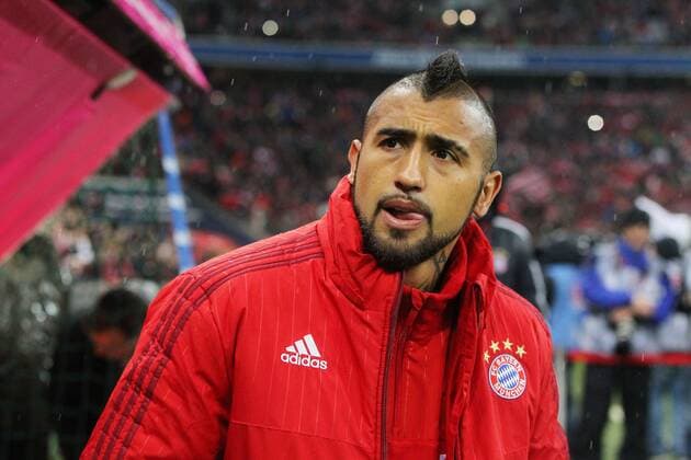 Muenchen Arturo Vidal (FC Bayern Meunchen) heute nur auf der Bank, FC Bayern Muenchen vs. TSG 1899 Hoffenheim, Fussball, 1.Bundesliga, 31.01.2016, Copyright: Langerx xEibner-Pressefoto EP_HLR