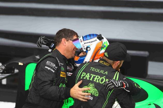 Motorsport, 24 Stunden-Rennen in Daytona Beach, Siegerehrung 2 TEQUILA PATRON ESM (USA) LIGIER JS P2 LUIS FELIPE DERANI (BRA) - OVERALL WINNERS and PROTOTYPE CATEGORY WINNER - Motorsport - 24H Daytona - WeatherTech SportsCar Championship - 31 01 2016 VisionSport 