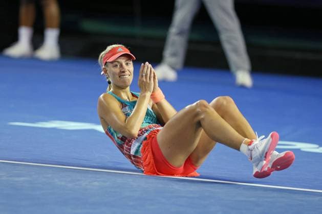Angelique Kerber, GER, after the final at 2016 Australian Open in Melbourne, 30 01 2016; -