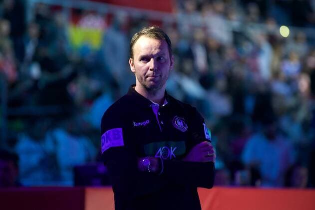 Handball Krakau 31.01.2016 Europameisterschaft der Herren Finale Deutschland (GER) - Spanien (ESP) Dagur Sigurdsson (Deutschland, Trainer)