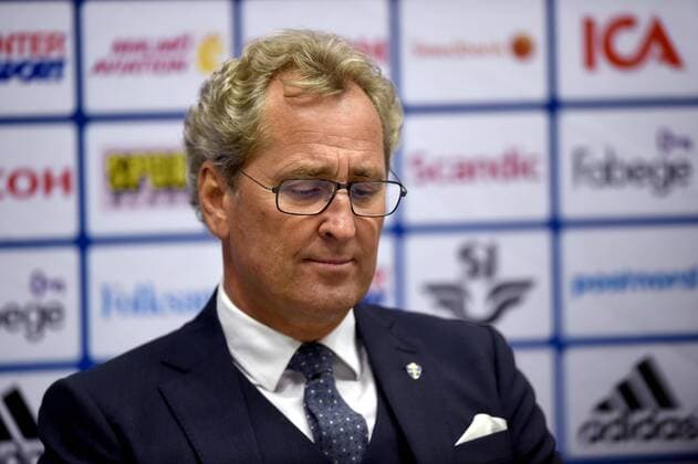 Fußball, PK Erik Hamren - Nationaltrainer Schweden 160201 Förbundskapten Erik Hamren under en presskonferens den 2 februari 2016 i Stockholm.  Copyright: JohannaxLundberg BB160201JL004