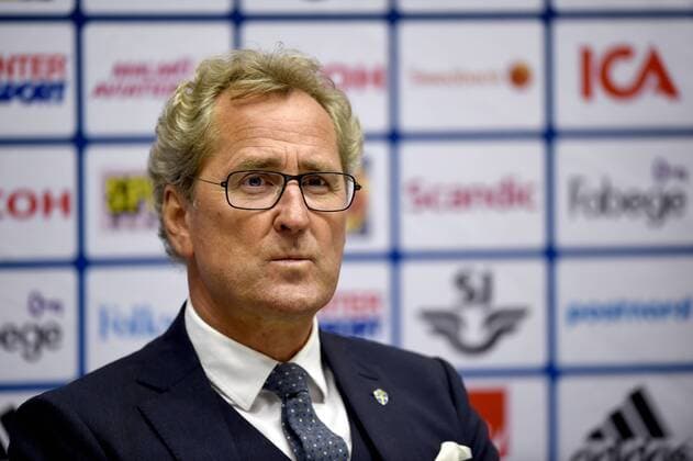 Fußball, PK Erik Hamren - Nationaltrainer Schweden 160201 Förbundskapten Erik Hamren under en presskonferens den 2 februari 2016 i Stockholm.  Copyright: JohannaxLundberg BB160201JL005