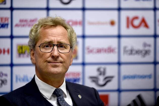 Fußball, PK Erik Hamren - Nationaltrainer Schweden 160201 Förbundskapten Erik Hamren under en presskonferens den 2 februari 2016 i Stockholm.  Copyright: JohannaxLundberg BB160201JL006