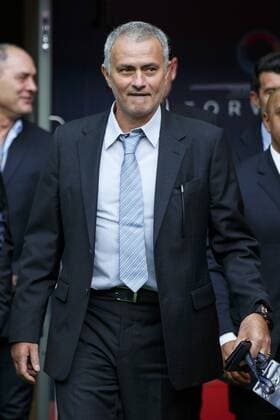 Feb. 1, 2016 - London, London, UK - London, UK. Ex-Chelsea manager Jose Mourinho attends FIFA Presidential Candidate, Gianni Infantino campaign launch at Wembley Stadium in London on Monday 1 February 2016. FIFA Presidential Candidate Gianni Infantino  - ZUMAl94_
