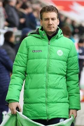 Nicklas Bendtner (VfL Wolfsburg) - 1. Fußball Bundesliga Punktspiel Saison 2015-2016 VfL Wolfsburg vs. 1. FC Köln in der Volkswagen Arena in Wolfsburg - Deutschland, Fußball, Mann, Männer,31.01.2016
