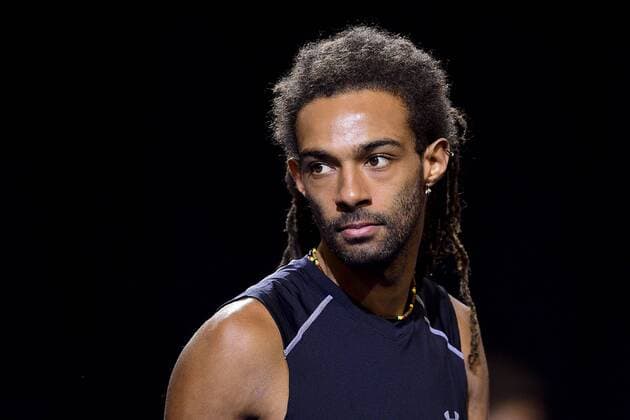 Dustin Brown (ger) TENNIS : Open Sud de France 2106 - Montpellier - 01 02 2016 JBAutissier 