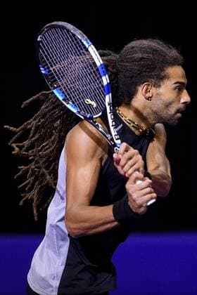 Dustin Brown (ger) TENNIS : Open Sud de France 2106 - Montpellier - 01 02 2016 JBAutissier 