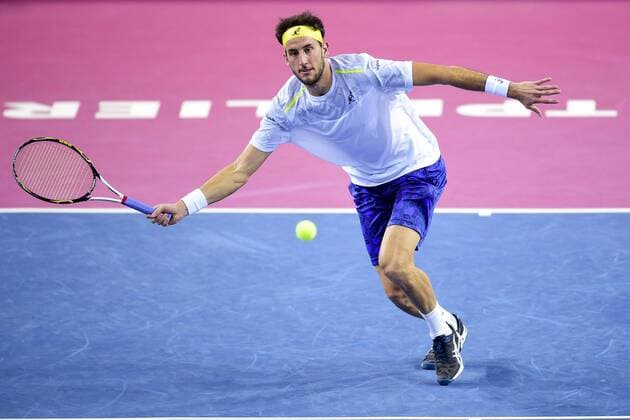 Tennis, ATP-Turnier in Montpellier Luca Vanni (ita) TENNIS : Open Sud de France 2106 - Montpellier - 01 02 2016 JBAutissier 