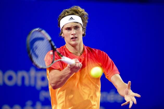 Alexander Zverev (ger) TENNIS : Open Sud de France 2106 - Montpellier - 01 02 2016 JBAutissier 