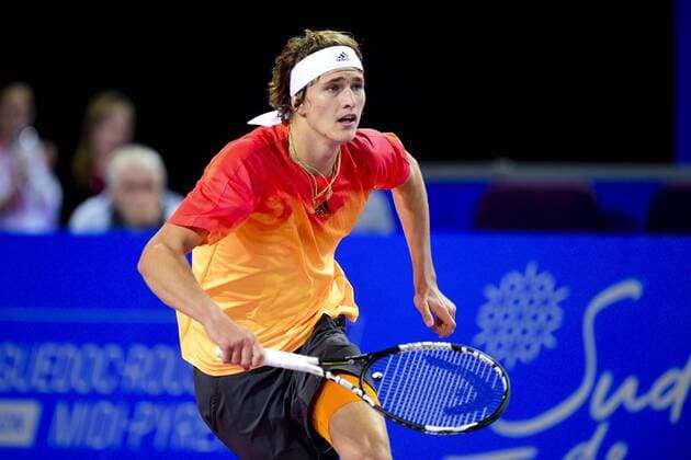 Alexander Zverev (ger) TENNIS : Open Sud de France 2106 - Montpellier - 01 02 2016 JBAutissier 
