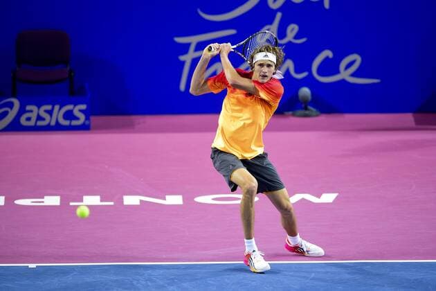 Alexander Zverev (ger) TENNIS : Open Sud de France 2106 - Montpellier - 01 02 2016 JBAutissier 