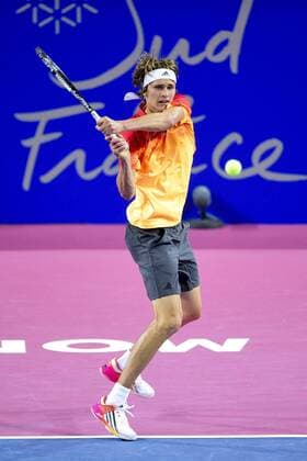 Alexander Zverev (ger) TENNIS : Open Sud de France 2106 - Montpellier - 01 02 2016 JBAutissier 