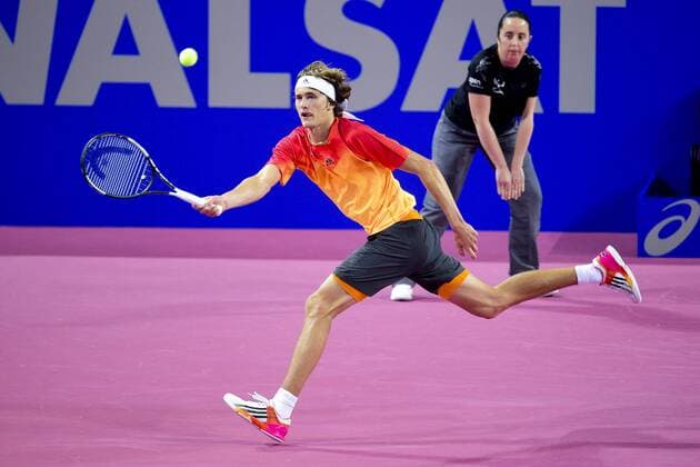 Alexander Zverev (ger) TENNIS : Open Sud de France 2106 - Montpellier - 01 02 2016 JBAutissier 