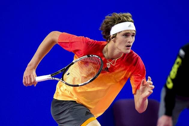 Alexander Zverev (ger) TENNIS : Open Sud de France 2106 - Montpellier - 01 02 2016 JBAutissier 