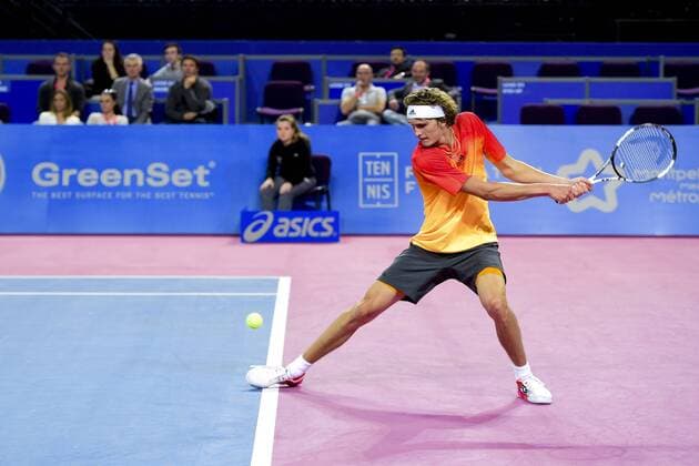 Alexander Zverev (ger) TENNIS : Open Sud de France 2106 - Montpellier - 01 02 2016 JBAutissier 