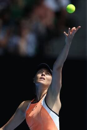 Maria Sharapova, RUS, during quarter-final at 2016 Australian Open in Melbourne, 26 01 2016; -