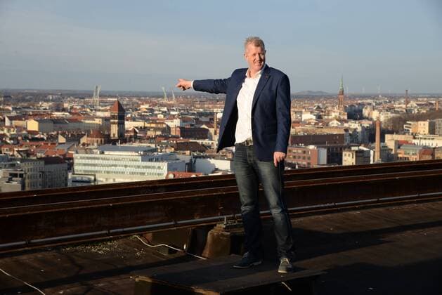 Volleyball, Fotoshooting mit Vital Heynen Vital Heynen Volleyball-Bundestrainer - DVV -