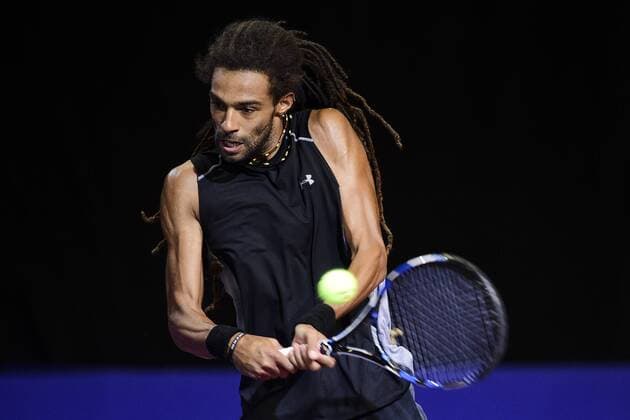 Dustin Brown (Ger) TENNIS : Open Sud de France 2016 - Montpellier - 02 02 2016 JBAutissier Panoramic 