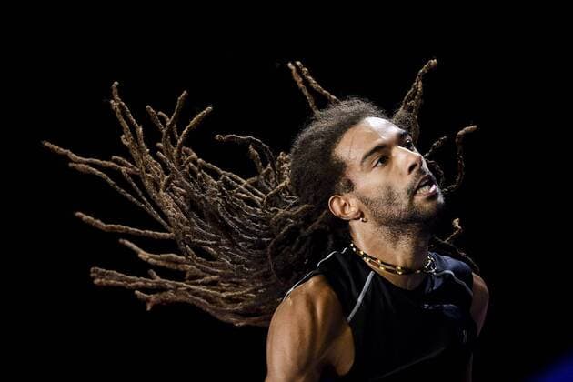 Dustin Brown (Ger) TENNIS : Open Sud de France 2016 - Montpellier - 02 02 2016 JBAutissier Panoramic 
