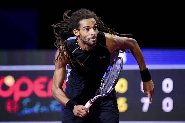 Bilder des Tages - SPORT 2.2.2016 Dustin Brown (Ger) TENNIS : Open Sud de France 2016 - Montpellier - 02 02 2016 JBAutissier Panoramic 