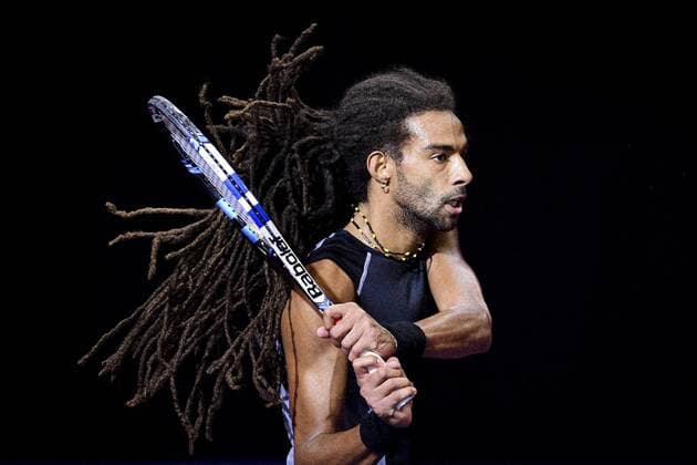 Dustin Brown (Ger) TENNIS : Open Sud de France 2016 - Montpellier - 02 02 2016 JBAutissier Panoramic 
