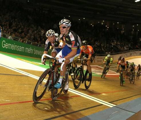 GER, 105. Berliner Sechstagerennen 2016 02.02.2016, Velodrom, Berlin, GER, 105. Berliner Sechstagerennen 2016, im Bild Kenny de Ketele (BEL) - Moreno de Pauw (BEL) nphxEngler