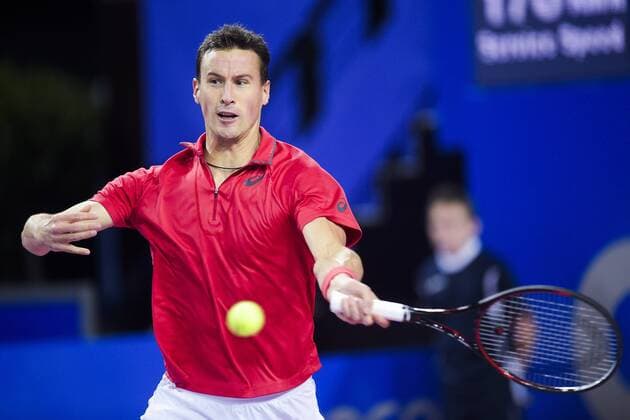 Kenny De Schepper (Fra) TENNIS : Open Sud de France 2016 - Montpellier - 03 02 2016 JBAutissier Panoramic 