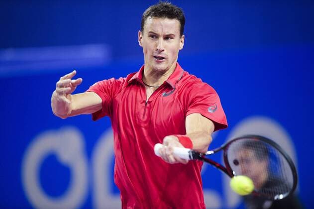 Kenny De Schepper (Fra) TENNIS : Open Sud de France 2016 - Montpellier - 03 02 2016 JBAutissier Panoramic 