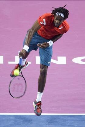 Gael Monfils (fra) TENNIS : Open Sud de France 2016 - Montpellier - 03 02 2016 JBAutissier Panoramic 