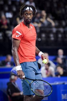 Gael Monfils (fra) TENNIS : Open Sud de France 2016 - Montpellier - 03 02 2016 JBAutissier Panoramic 