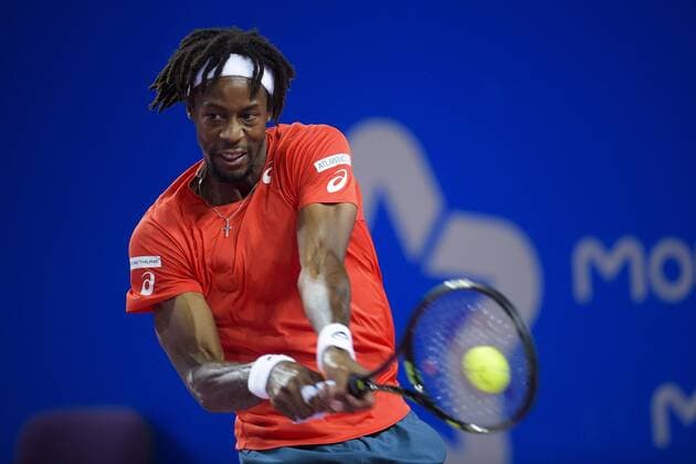 Gael Monfils (fra) TENNIS : Open Sud de France 2016 - Montpellier - 03 02 2016 JBAutissier Panoramic 