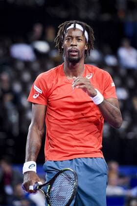 Gael Monfils (fra) TENNIS : Open Sud de France 2016 - Montpellier - 03 02 2016 JBAutissier Panoramic 