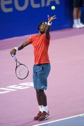 Gael Monfils (fra) TENNIS : Open Sud de France 2016 - Montpellier - 03 02 2016 JBAutissier Panoramic 