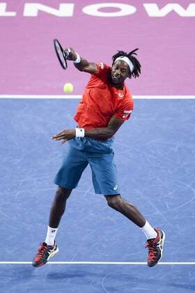 Gael Monfils (fra) TENNIS : Open Sud de France 2016 - Montpellier - 03 02 2016 JBAutissier Panoramic 