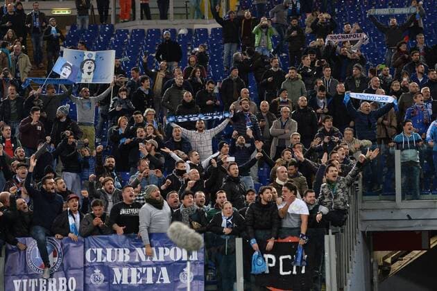 Football ITA Serie A 2015 2016 Lazio Rom - SSC Napoli tifosi Napoli 